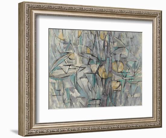 Composition X. 1911-Piet Mondrian-Framed Giclee Print