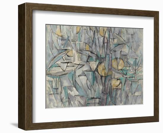 Composition X. 1911-Piet Mondrian-Framed Giclee Print