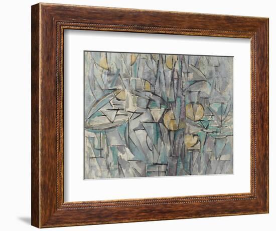 Composition X. 1911-Piet Mondrian-Framed Giclee Print