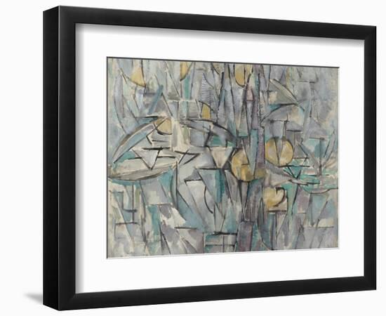 Composition X. 1911-Piet Mondrian-Framed Giclee Print