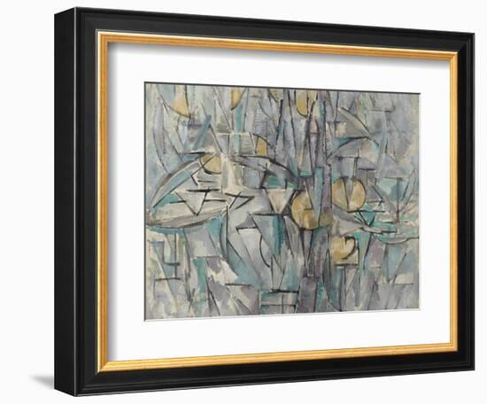 Composition X. 1911-Piet Mondrian-Framed Giclee Print