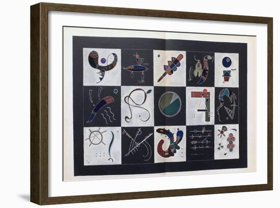 Composition X-Wassily Kandinsky-Framed Premium Edition