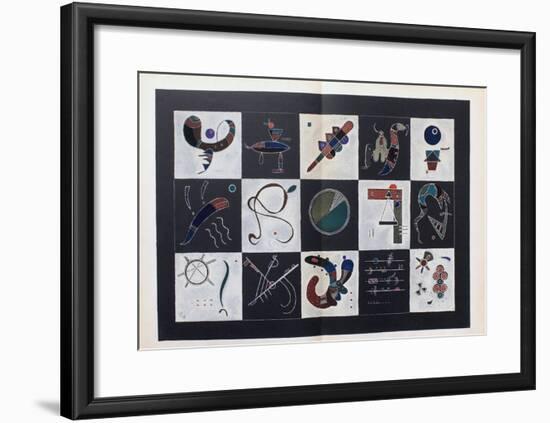 Composition X-Wassily Kandinsky-Framed Premium Edition