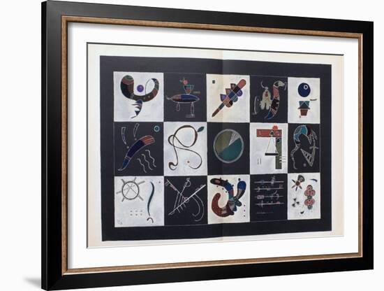 Composition X-Wassily Kandinsky-Framed Premium Edition