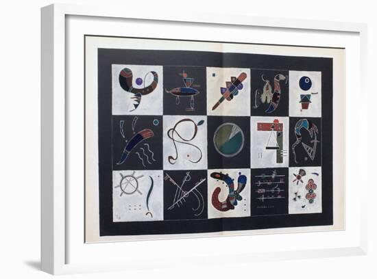 Composition X-Wassily Kandinsky-Framed Premium Edition