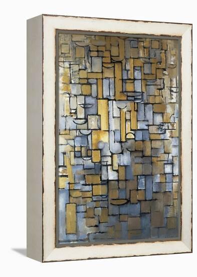 Composition XIV 1913 (painting)-Piet Mondrian-Framed Premier Image Canvas