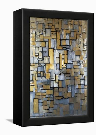 Composition XIV 1913 (painting)-Piet Mondrian-Framed Premier Image Canvas