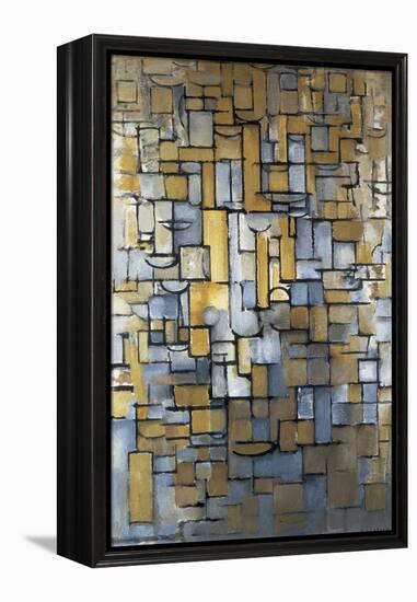 Composition XIV 1913 (painting)-Piet Mondrian-Framed Premier Image Canvas