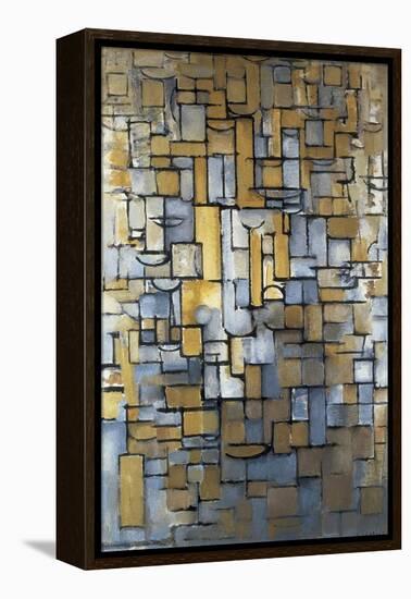 Composition XIV 1913 (painting)-Piet Mondrian-Framed Premier Image Canvas