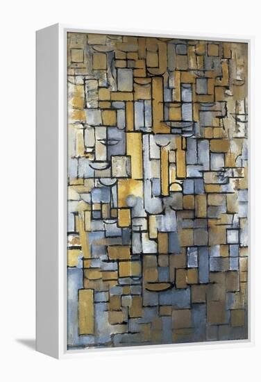 Composition XIV 1913 (painting)-Piet Mondrian-Framed Premier Image Canvas