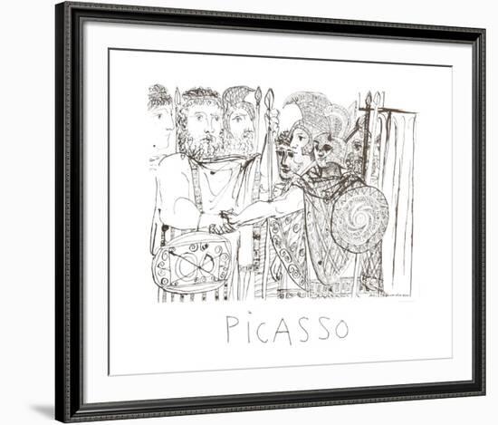Composition-Pablo Picasso-Framed Collectable Print