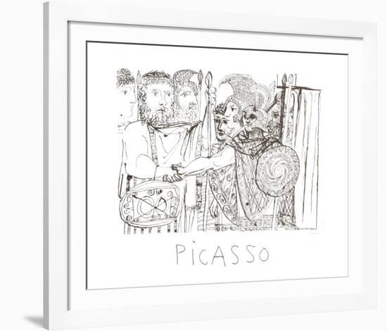 Composition-Pablo Picasso-Framed Collectable Print