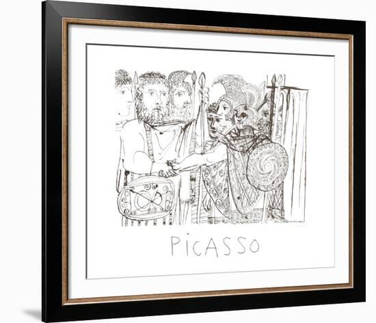 Composition-Pablo Picasso-Framed Collectable Print