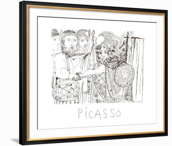 Composition-Pablo Picasso-Framed Collectable Print