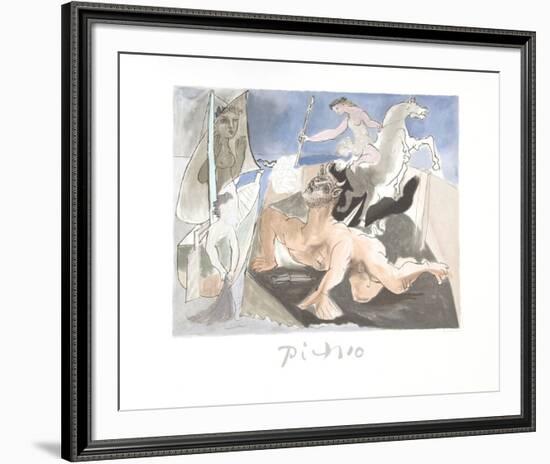 Composition-Pablo Picasso-Framed Collectable Print