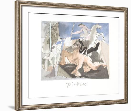 Composition-Pablo Picasso-Framed Collectable Print