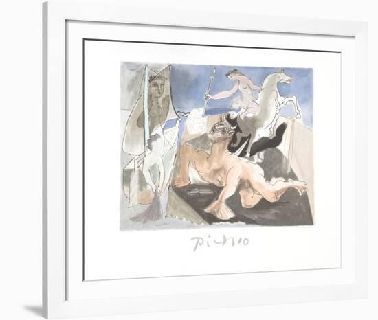 Composition-Pablo Picasso-Framed Collectable Print