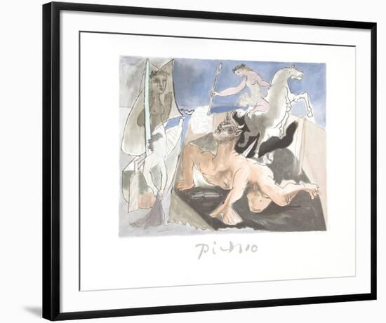 Composition-Pablo Picasso-Framed Collectable Print