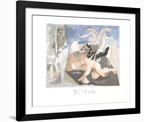 Composition-Pablo Picasso-Framed Collectable Print