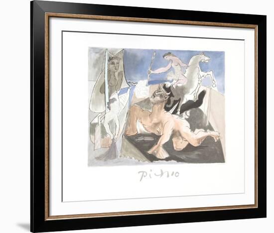 Composition-Pablo Picasso-Framed Collectable Print