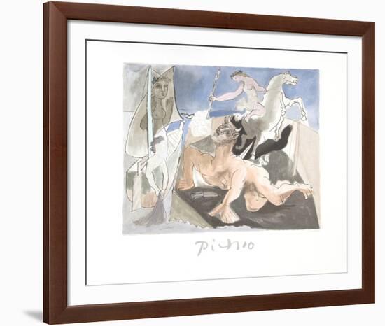 Composition-Pablo Picasso-Framed Collectable Print