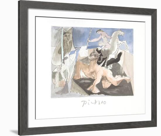 Composition-Pablo Picasso-Framed Collectable Print