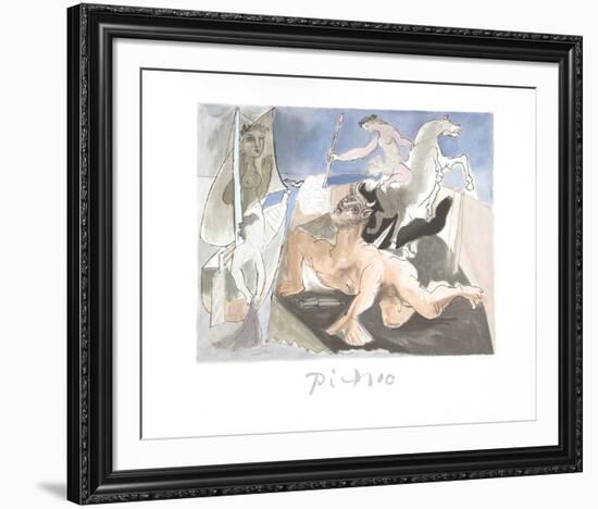 Composition-Pablo Picasso-Framed Collectable Print