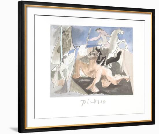 Composition-Pablo Picasso-Framed Collectable Print