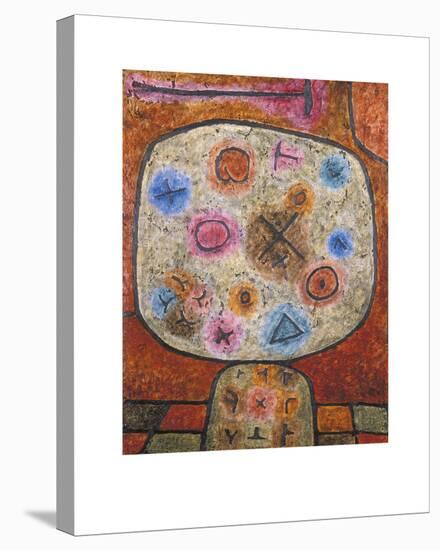 Composition-Paul Klee-Framed Stretched Canvas