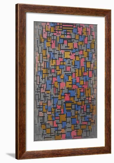 Composition-Piet Mondrian-Framed Premium Giclee Print