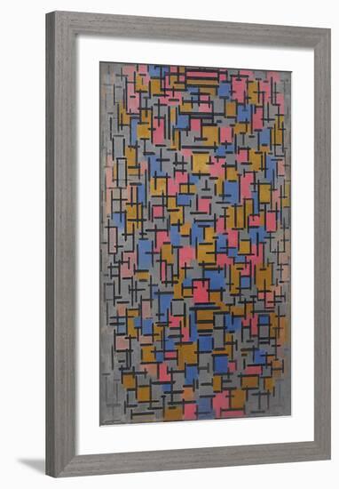 Composition-Piet Mondrian-Framed Premium Giclee Print