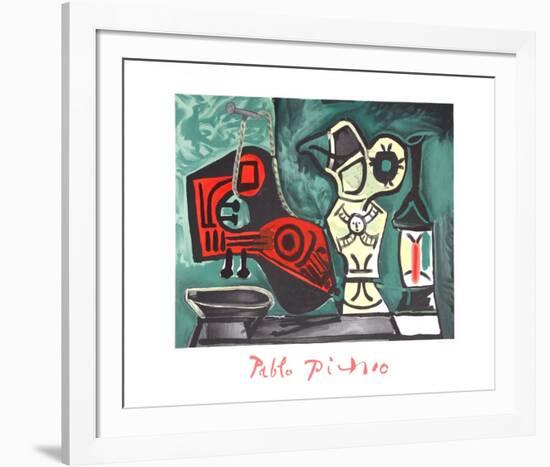 Compotition a la Mandoline-Pablo Picasso-Framed Collectable Print