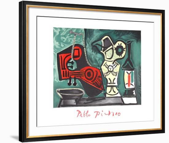 Compotition a la Mandoline-Pablo Picasso-Framed Collectable Print