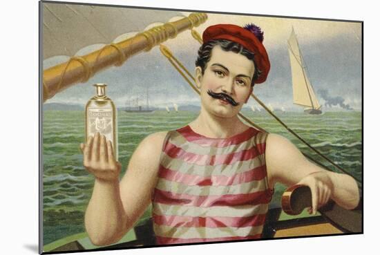 Compound Oxygen, Healthy Sailor Selling Medicine Advertisement-null-Mounted Giclee Print