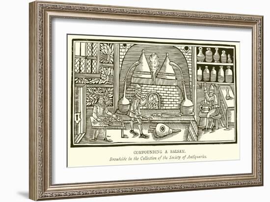 Compounding a Balsam-English School-Framed Giclee Print