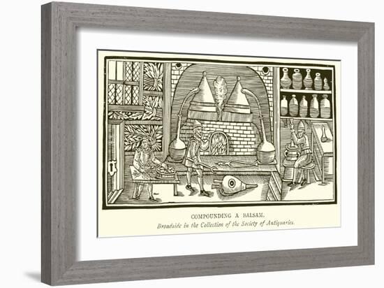 Compounding a Balsam-English School-Framed Giclee Print