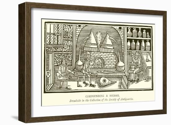 Compounding a Balsam-English School-Framed Giclee Print