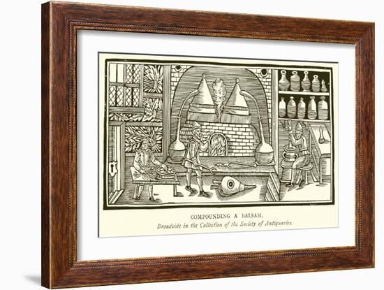 Compounding a Balsam-English School-Framed Giclee Print