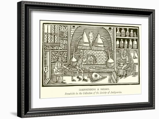 Compounding a Balsam-English School-Framed Giclee Print