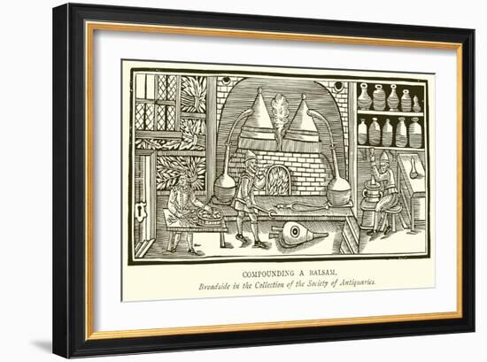 Compounding a Balsam-English School-Framed Giclee Print