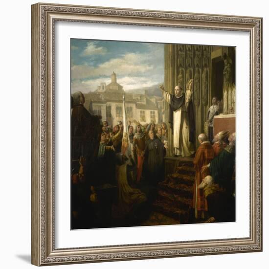 Compromise of Caspe, 1867-Dioscoro Puebla-Framed Giclee Print