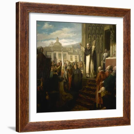 Compromise of Caspe, 1867-Dioscoro Puebla-Framed Giclee Print