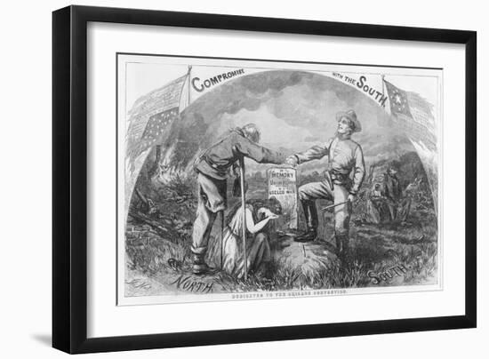 Compromise with the South - Dedicated to the Chicago Convention, 1864-Thomas Nast-Framed Giclee Print