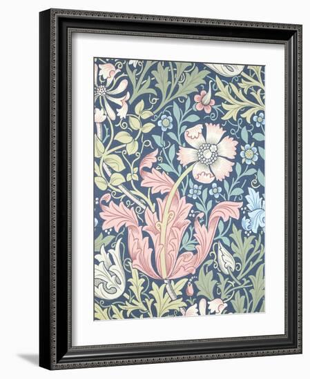 Compton Wallpaper, Paper, England, Late 19th Century-William Morris-Framed Giclee Print