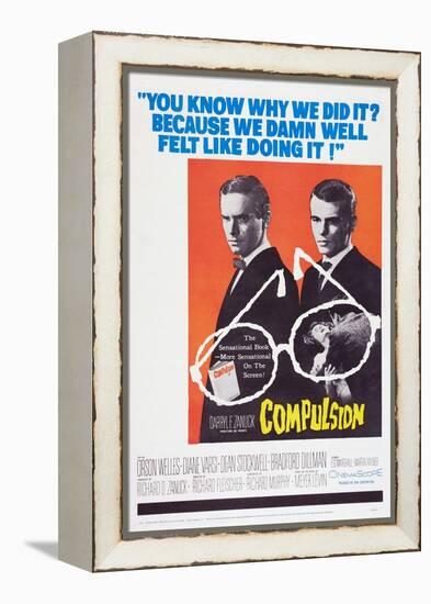 Compulsion, Orson Welles, Dean Stockwell, 1959-null-Framed Stretched Canvas