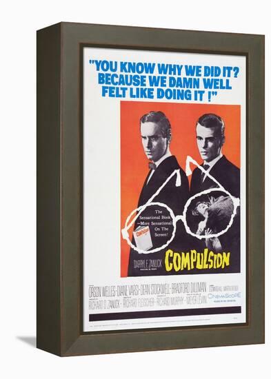 Compulsion, Orson Welles, Dean Stockwell, 1959-null-Framed Stretched Canvas