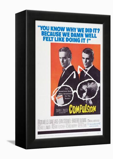 Compulsion, Orson Welles, Dean Stockwell, 1959-null-Framed Stretched Canvas