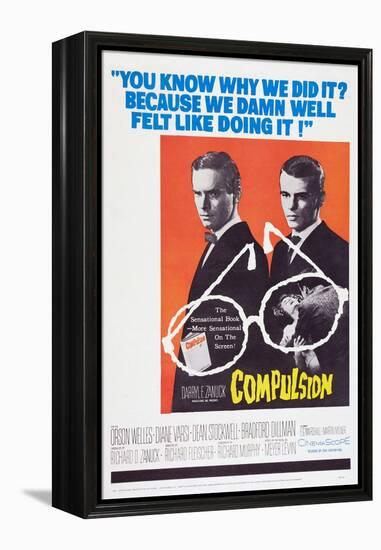 Compulsion, Orson Welles, Dean Stockwell, 1959-null-Framed Stretched Canvas