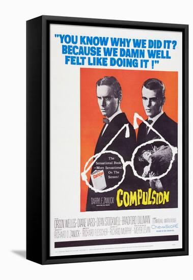 Compulsion, Orson Welles, Dean Stockwell, 1959-null-Framed Stretched Canvas