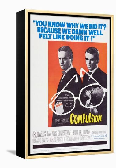 Compulsion, Orson Welles, Dean Stockwell, 1959-null-Framed Stretched Canvas